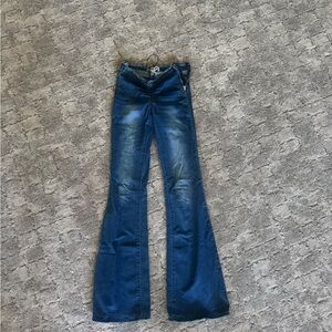 I am Gia Women's Dark Blue Flare Jeans